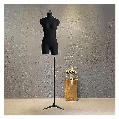 Beige Female Mannequin Torso Dress Form - Adjustable Half Body