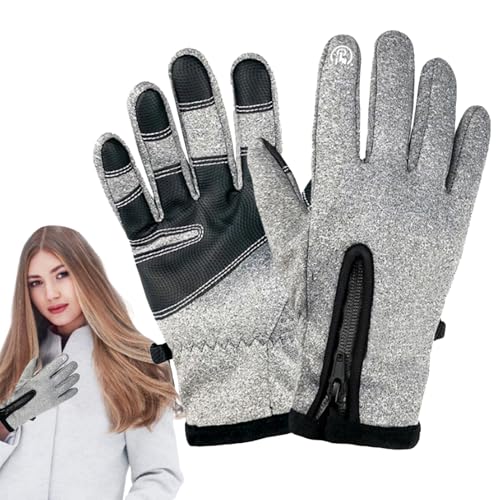 Guantes calentados eléctricos recargables con tejido apto para pantalla táctil