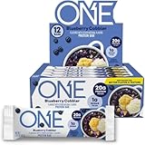 ONE Protein Bar, Blueberry Cobbler, 20g Protein, 1g Sugar, 12-Pack