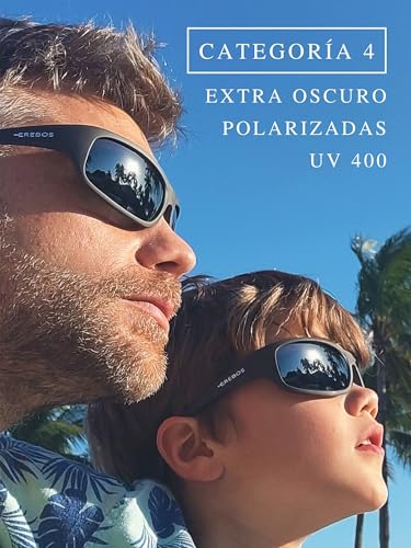 Miniatura 2 de Gafas De Sol Polarizadas Erebos, Cat. 4 Especialmente Oscuras, Protección Uv 400, Para Sol Extremo: Montaña Y Mar, En Caso De Fotofobia, Antracita
