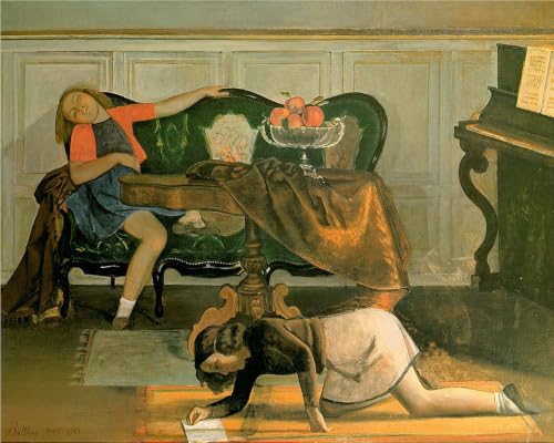 Affiche Balthus Drawing Room pour embellir un coin lecture chic