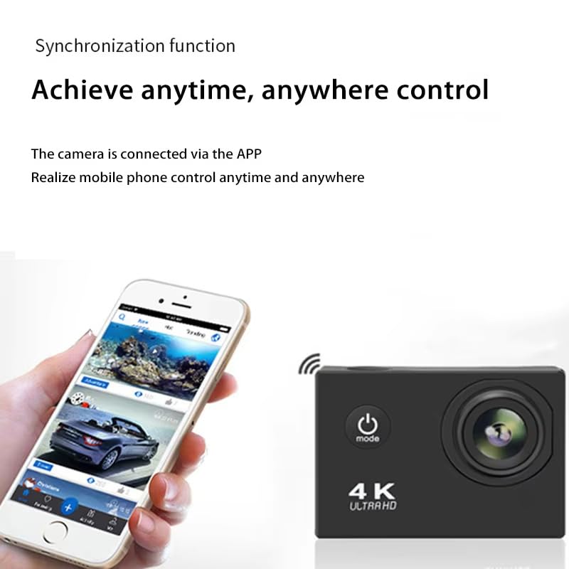 zcypeaf Action Camera for Voge 500ds 650ds 4K miniatura 3
