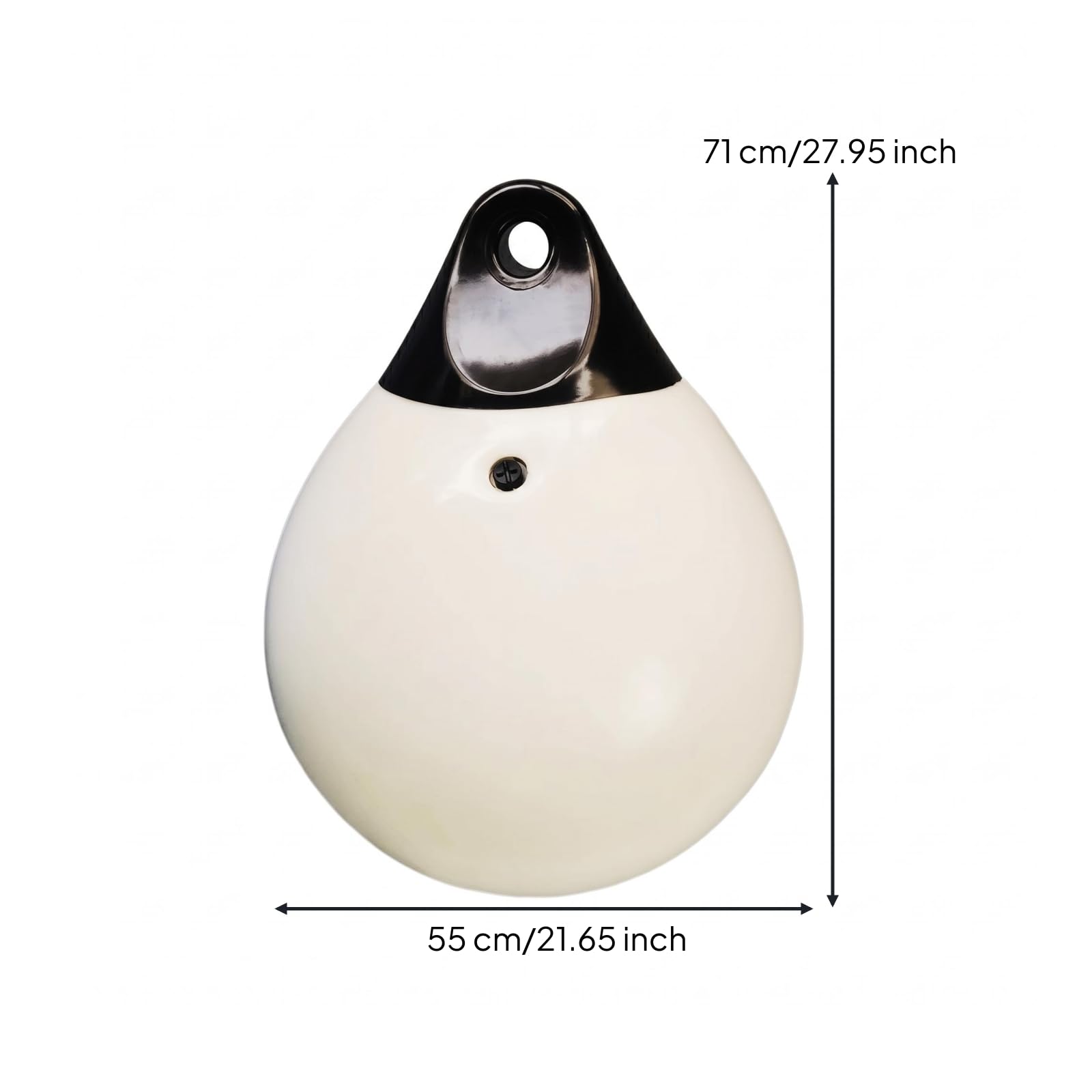 Sacco da Pugilato Gonfiabile Riempita D'acqua Sacco Gonfiabile Brillante Attrezzatura Sportiva per Palestra, Bianco, A4 D55CM 71CM