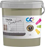 Tinta para Cerâmica Deserto 1,6Kg Base Água Alto Rendimento, Cobertura Extra, Acabamento Fosco e Secagem Rápida para Pisos e Paredes