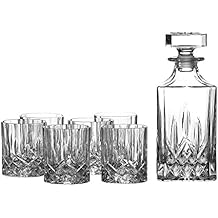 Royal Doulton Bar Sets Decanter and 6 Tumbler Glasses, Set of 7