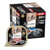 DINE Mixed Multipack Wet Cat Food, Salmon, Saucy Morsels with Tuna Tray 85g, 28 Pack