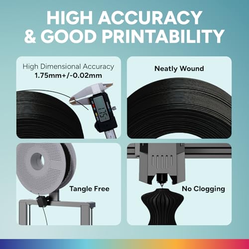 Image of OVERTURE 2 Pack 1kg High Speed Refill PLA Filament, Red+Black
