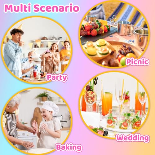 Tiaiidi 100 Pack 6 oz Plastic Dessert Cups,Disposable Parfait Cups with Dome Lids (No Hole),Clear Plastic Party Cups for Fruit,Ice Cream,Yogurt,Cold Drinks,Cupcake,Snack