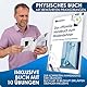 Weidebach® Wadendehner Komplett-Set inkl. Dehnungsband, Anti-Rutsch-Pads & Übungsbuch, effektiver Wadenstrecker für gesundes Dehnen, Mobilisationskeil für Sehnenverkürzung, Wadendehner Keil, Kniekeil