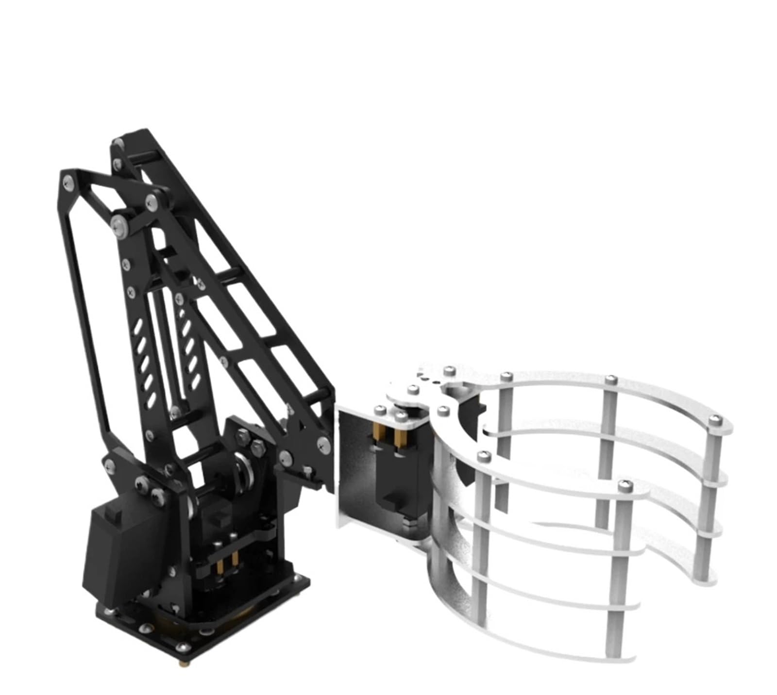 Braccio robotico Big 4 Dof con base rotante servo pinza(360 degrees DS3218)