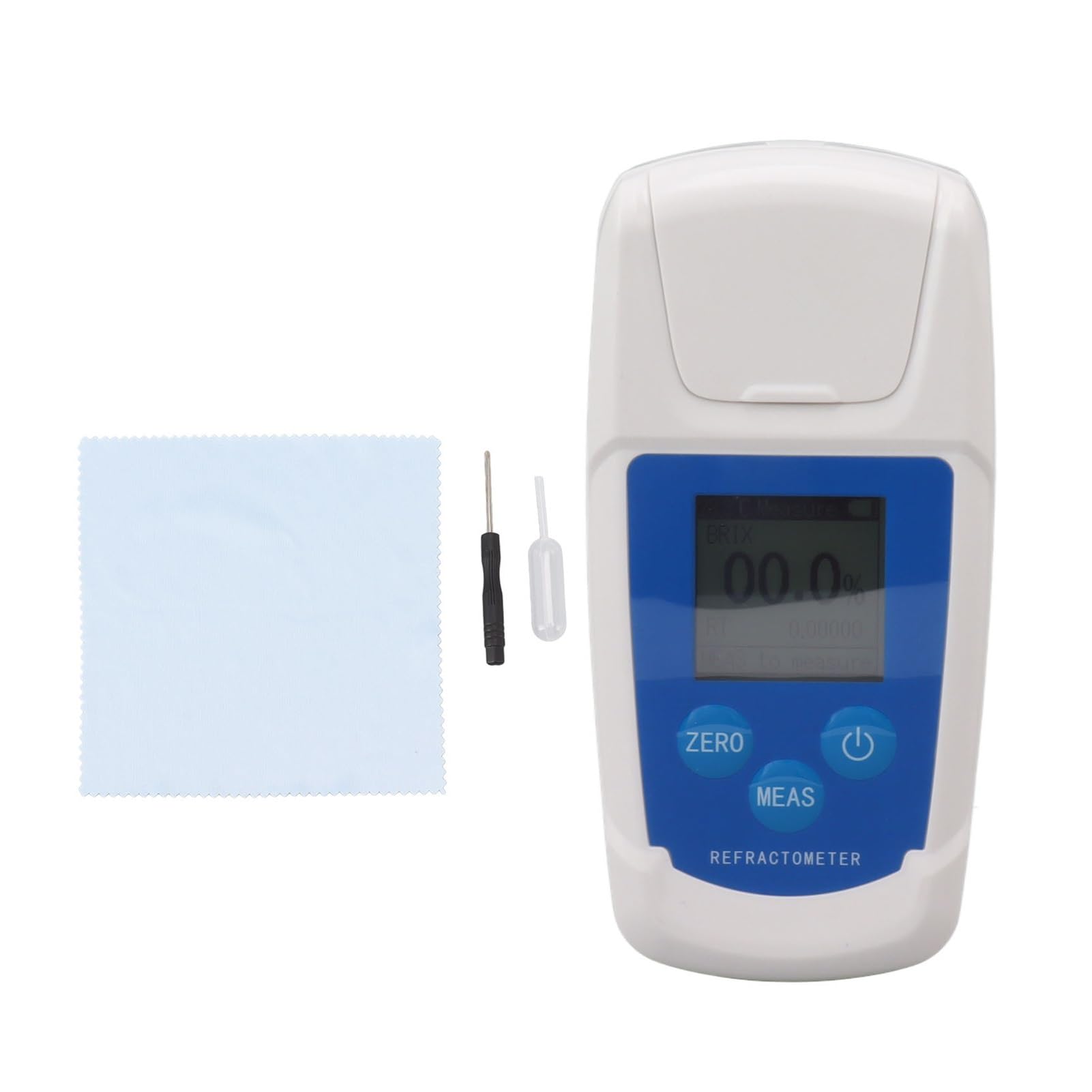Refraktometr, 0-55% Digital Refractometer High Accuracy Tester Meter For Fruit Juice Beverage Drinks Sugar Content Measuring Tools