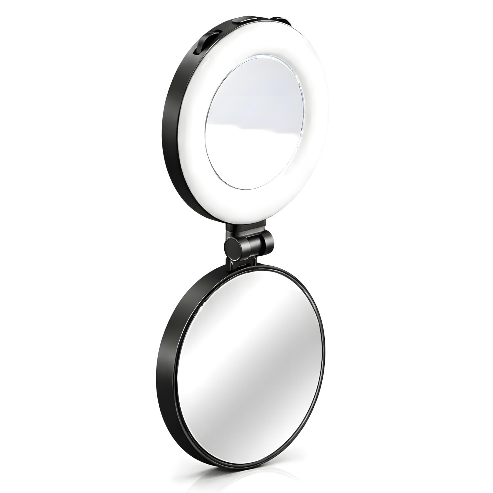 Lapster Luma Flex Magnetic Selfie Ring Light with Makeup Mirror, 3 Color Modes, 360° Rotatable, Type-C Rechargeable, for Phone, Laptops, Tablets & Other Gadgets — Amazon image 2