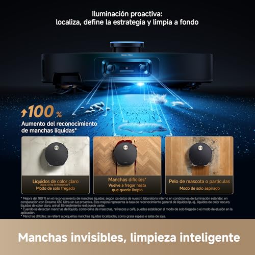 dreame X50s Ultra Saugroboter mit Wischfunktion Hartböden/Teppich 35000 Pa LiDAR – Ansicht 4