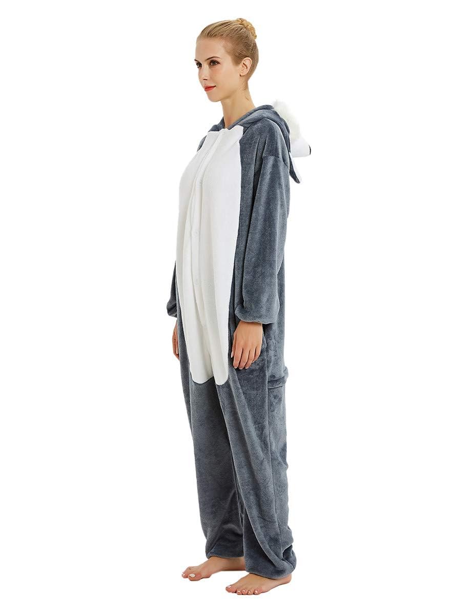 Luojida Carnevale Halloween Costume o Pigiama Animali Cosplay Party Tuta OnePiece Regalo di Compleanno per Adulti Adolescenziale Ragazzi