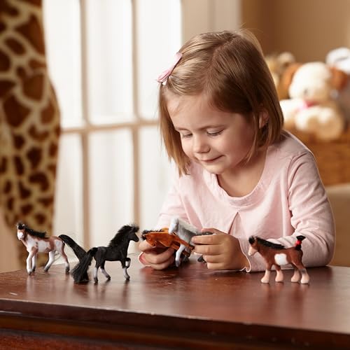 Melissa & Doug Pasture Pals - 12 Collectible Horses with Wooden Barn-Shaped Crate - image 2