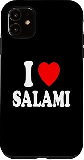 iPhone 11 I Heart (Love) Salami Cured Sausage Italian Keto Low Carb Case