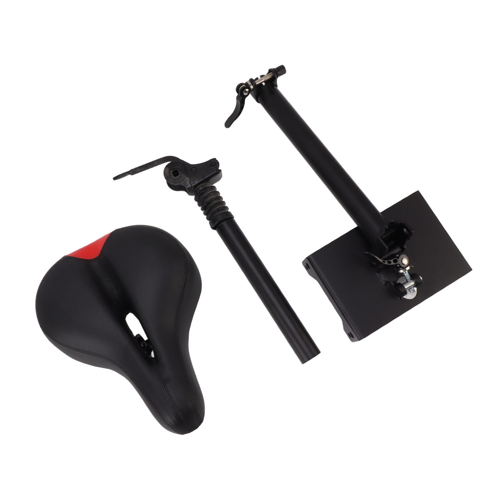 Akozon Sella per Monopattino G30 Doppio Ammortizzatore Regolabile | Cuscino Pieghevole in Materiale Resistente, Design Ergonomico Doppio ammortizzatore, Compatibile con