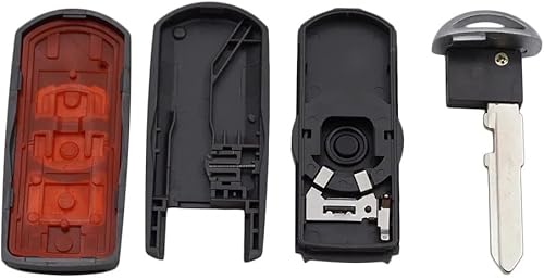 Miniatura 3 de Oulesh Fundas para llavero de coche para Mazda 365 CX5 CX3 CX-9, 23 botones Smart Car Key Case