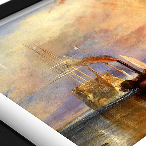 Impression encadrée Turner, tableau The Fighting Temeraire finition mate premium