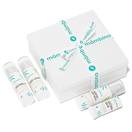 Miniatura 2 de Mambino Organics Baby Arrival Essential Care Gift Set  Kit orgánico para el cuidado del bebé  Vegano y libre de crueldad animal 4 piezas  Champú,