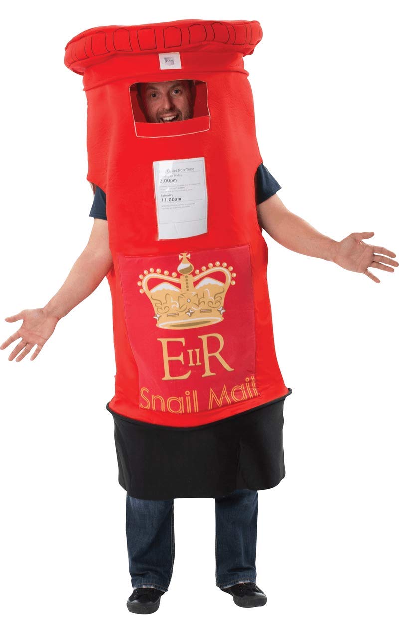 ORION COSTUMES Unisex Giant Red Postbox Fancy Dress Costume
