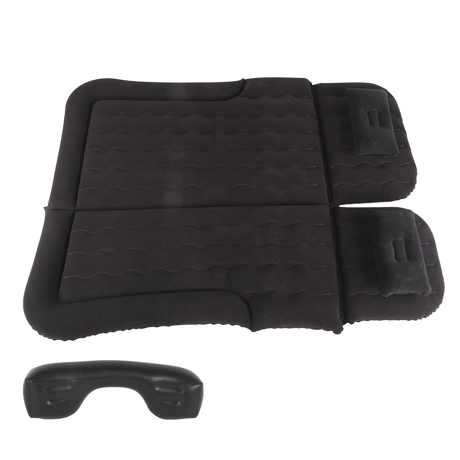 Tbest Materac Dmuchany z wbudowaną pompą elektryczną 12 V uciekają do Suv Mpv Rv Camping Travel Wygodny Przenośny Czarny (BLACK)
