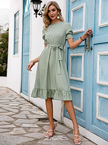 Image of TAGAS Women's Rayon Fit and Flare Knee-Length Dress