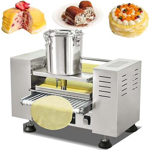 Mille-Feuille - Máquina automática para tortas y tortitas (rango de temperatura de 0 a 200 °C, 100-350 piezas por hora, ideal para pasteles, tortillas y pizzas)