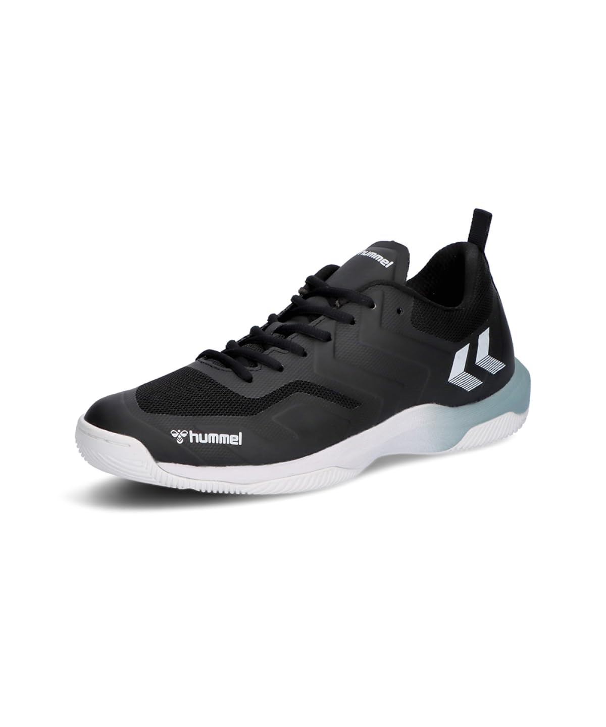 hummel(?????) Men's Handball Shoe, Black x White (9010), 23.5 cm