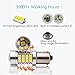 ENDPAGE 1156 1141 1003 7506 BA15S LED Bulb 2-pack, Xenon White 6000K, Extremely Bright, 54-SMD with Projector Lens, 10-30V, Work as Back Up Reverse Lights, Brake Tail Lights, Turn Signal Blinkers