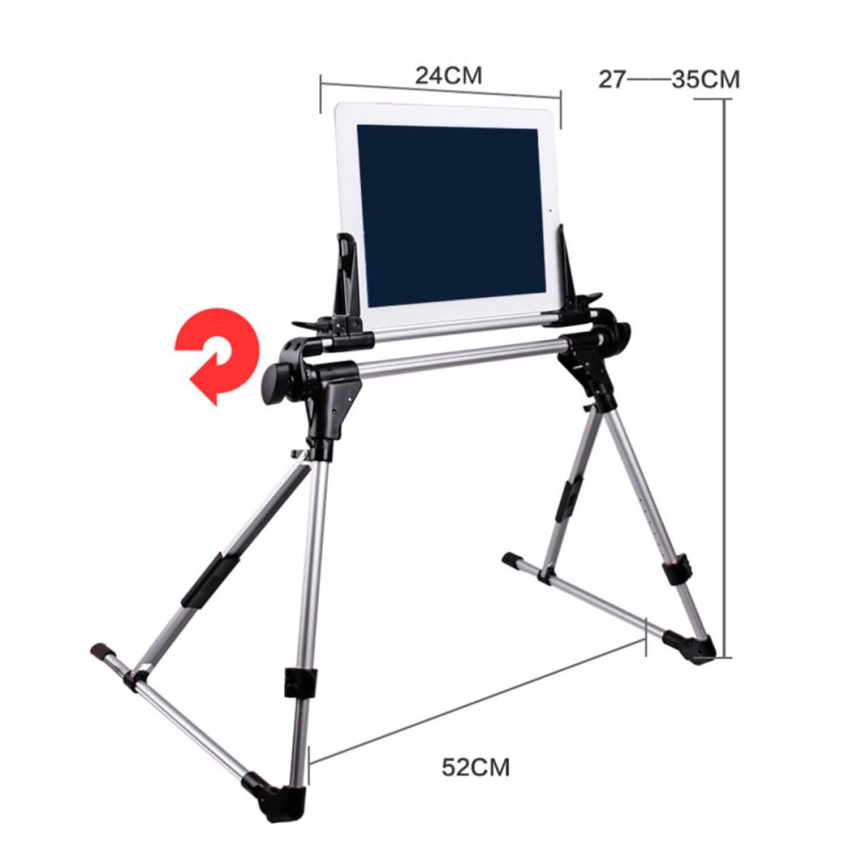 Soporte de Aluminio para Aleación Multiángulo Ajustable Plata Tableta