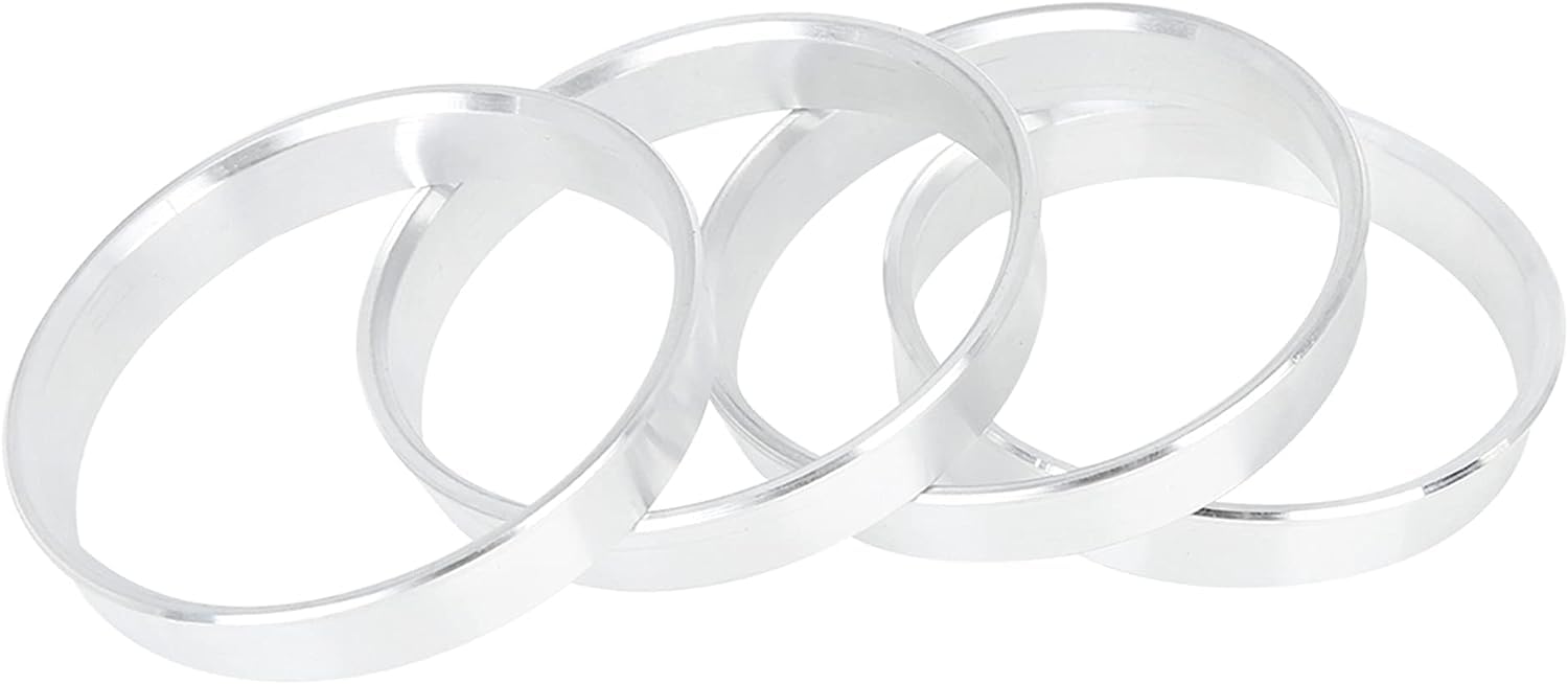 Edinstry 4pcs 56.6 to 54.1 mm Aluminium Alloy Car Hub Centric Rings Wheel Bore Spacer