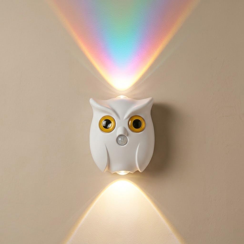 Motion Sensor Night Lights,Indoor Rechargeable LED Wall Lamp,Dimmable Magnetic Wall Mount Features Auto Switch Function Suitable for Staircases Hallways Bedrooms Living Rooms (White)