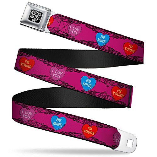 Cinturón Buckle-Down regular multicolor de 1.5 pulgadas de ancho ajustable para vaqueros 1