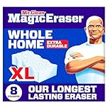 Mr. Clean Magic Eraser Sponge, All Purpose Cleaner, Long Lasting Cleaning Scrubber, Wall, Sneaker, Oven, Kitchen, Bathroom, Shower Cleaner, Cleaning Supplies, Whole Home Extra Durable XL, 8ct