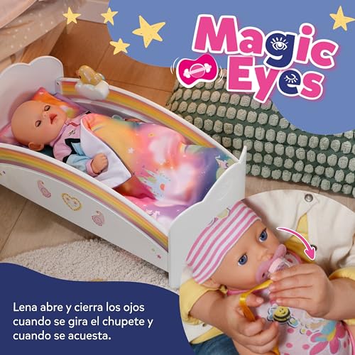 Muñeca interactiva Baby Born Lena de 36 cm que funciona sin usar pilas 7