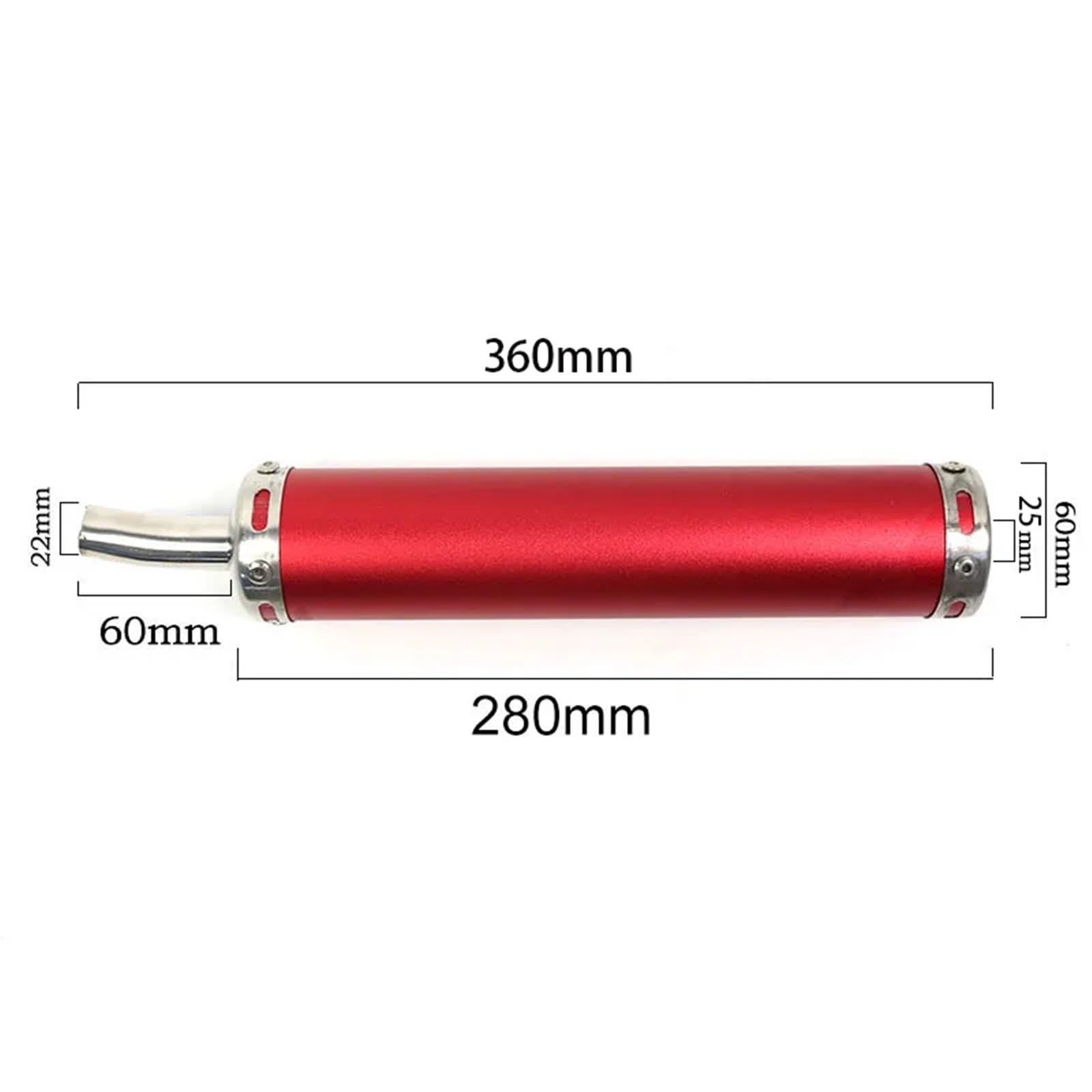 Parte di scarico Silenziatore Di Scarico Per Moto Per 50cc-240cc
