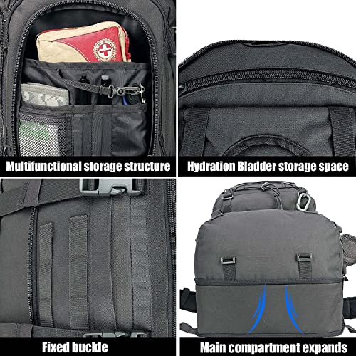 Armycamo Expandable Adjustable 40L - 64L Outdoors 3 Day Backpack For Hiking Gym Sport Camping Trekking Travel Military & Tactical,Bug Out Bag #TOP5