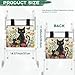 Luarisgur Walker Bag for Seniors Elderly Multi-Purpose Folding Walker Organizer Pouch Accessories Bag with Big Capacity Best Gift, Cat Floral (Not Fit Rollator Walkers)