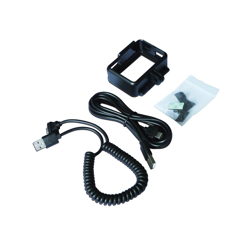 AECAM - SJ11 Original Waterproof Cable Frame Protect Border/Case/Base/Adapters ʜе|mеt Holder Mount SJ10 Pro 4K Camera Accessories (Options D)