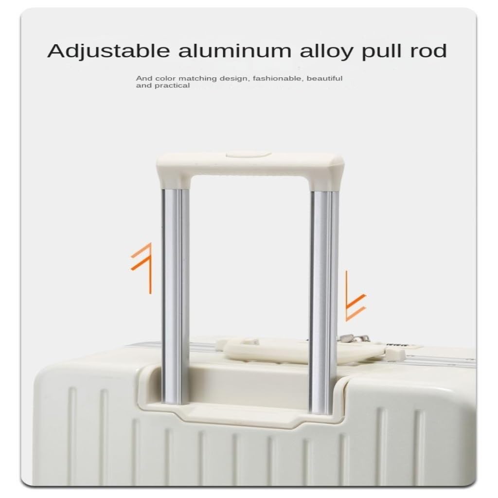 Koffer Multifunktionaler Frontöffnungs-Aluminiumrahmenkoffer, tragbarer 22-Zoll-Kabinenkoffer, Trolley-Koffer Koffer