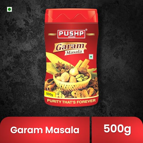 Image of Pushp Brand Garam Masala Jar (500 Pack of 1)