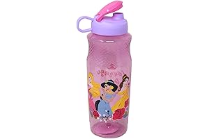Zak Princess 30oz Tritan Kids Water Bottle with Straw Lid (Princess Peach)