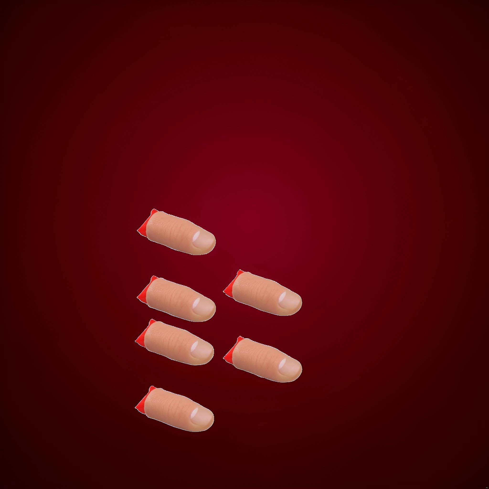 6Pcs Thumb Tip Magic Tricks Fake Thumb Tip Silk Vanish Magic Disappearing Silk Fake Thumb Tip Magic Trick Gimmick Magician Accessory and Practical Jokes Magic Tricks Making Objects Appear Disappear - Image 2