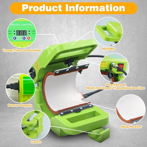 Mini prensa térmica portátil para tazas de 11oz miniatura 3