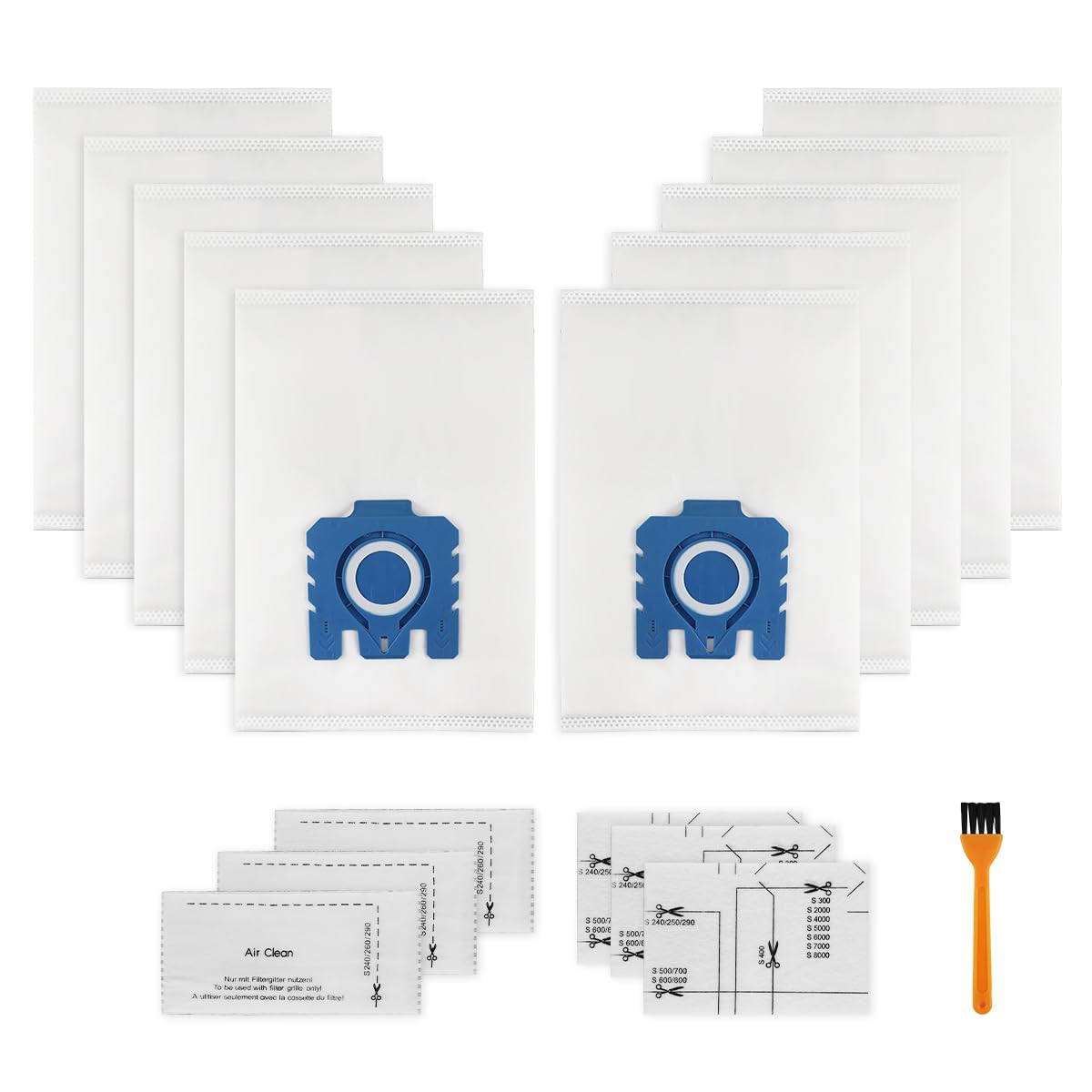10 Sacchetti Per Aspirapolvere Miele Con Filtri E Deodoranti – Per C1, C2, C3, S2, S5, S8 E Altri - 4