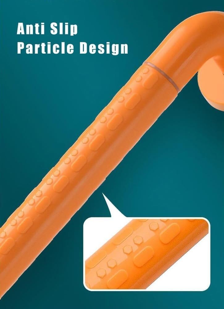 Barra de agarre de seguridad para inodoro, barra de mano de acero inoxidable montada en la pared para soporte de baño, ideal para personas mayores y ancianos