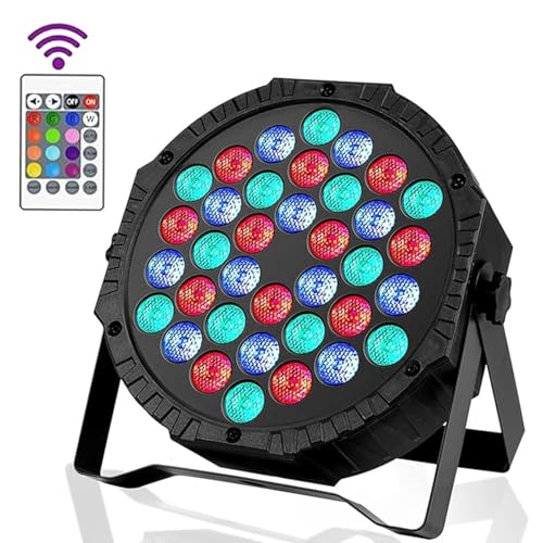 Image of LED Stage PAR Light | Multi-Color RGB DJ Disco Light for Party, Concert, Wedding & Event Lighting | DJ Light | Disco Light | Party Light | (36LED-DJLIGHT)
