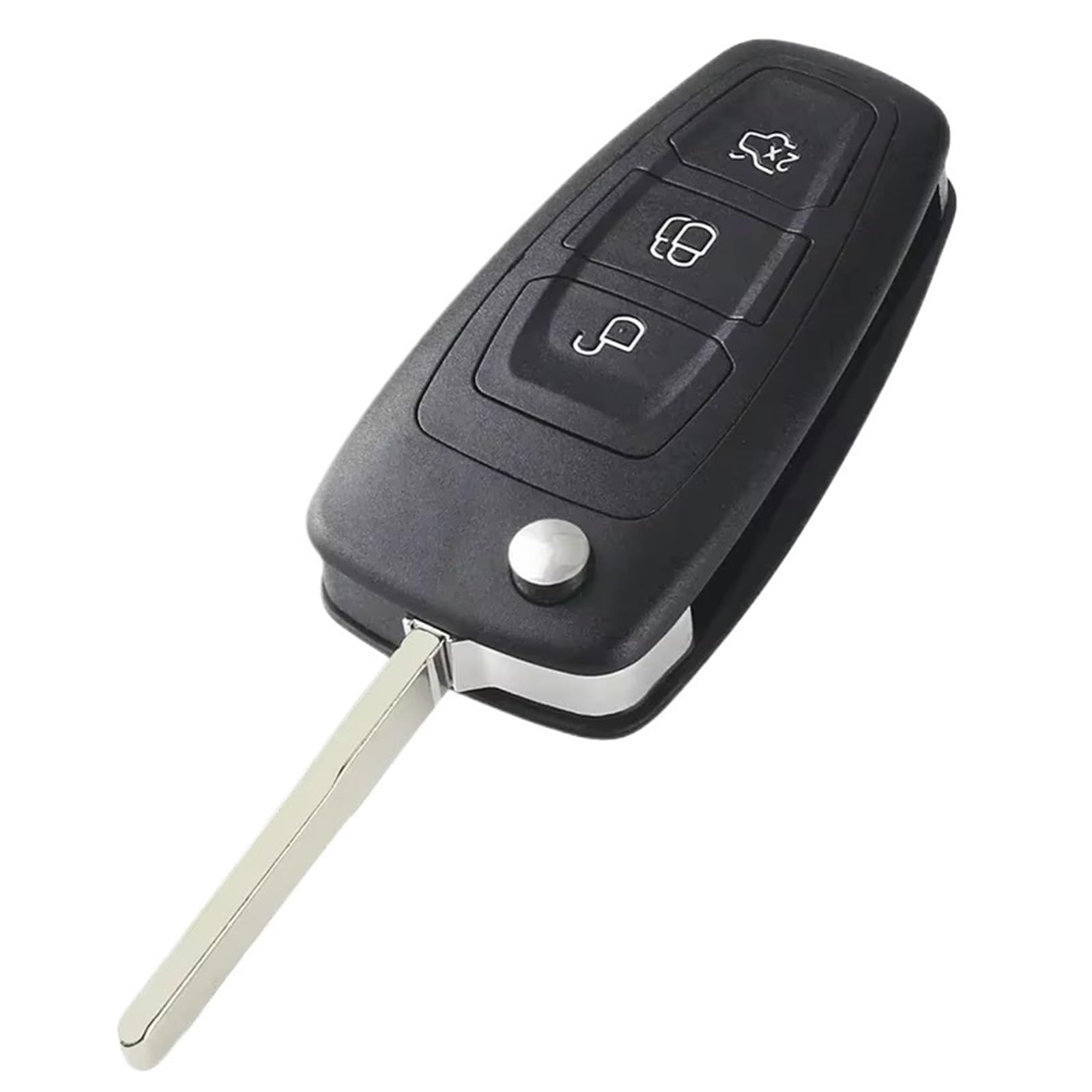 Compatibile Con Ford Per Fiesta 2011 2012 2013 2014 2015 2016 2017 2 Pezzi 3 Pulsanti Custodia Pieghevole Telecomando Copri Chiave Auto HU101(HU101)