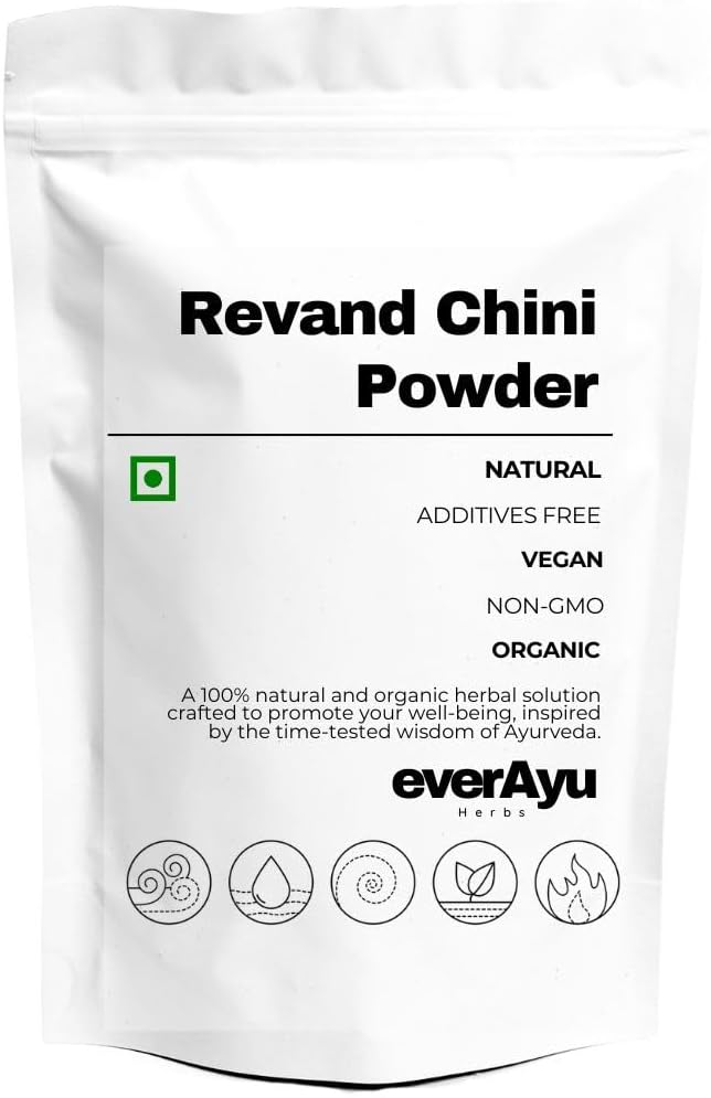 Revand Chini Powder -Revand Khatai Powder/Rheum emodi Revanchini Lakdi Powder Revan Chini Roots Revand Chini Ladaki churna(1 Kg)